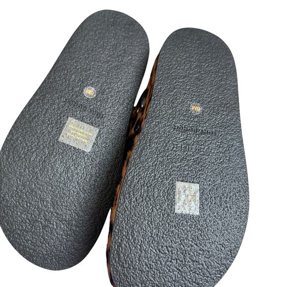 Tory Burch Kira Sport Double Strap Platform Sandal Leopard Size 8 - Picture 5 of 12